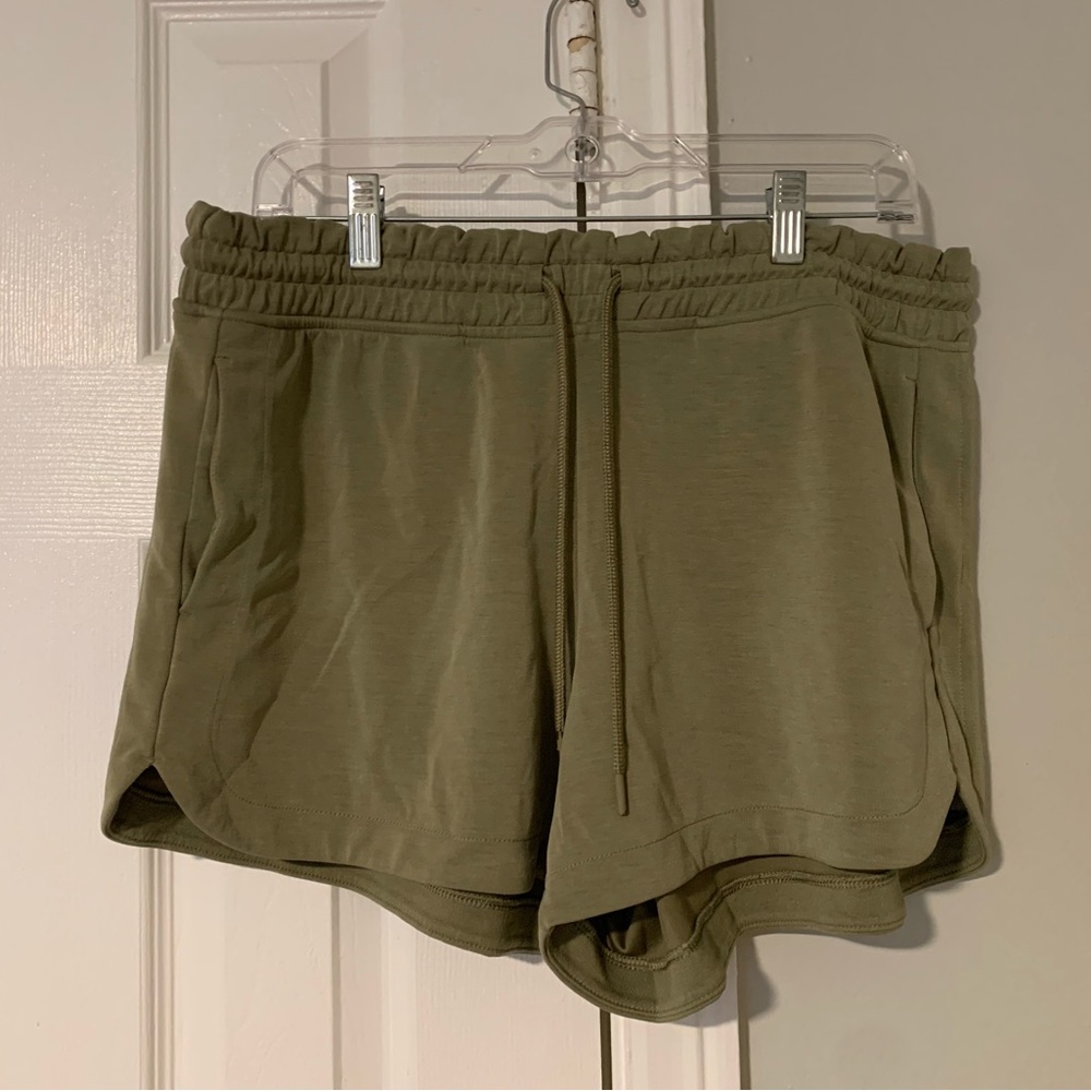 Athleta Olive Athletic Shorts
